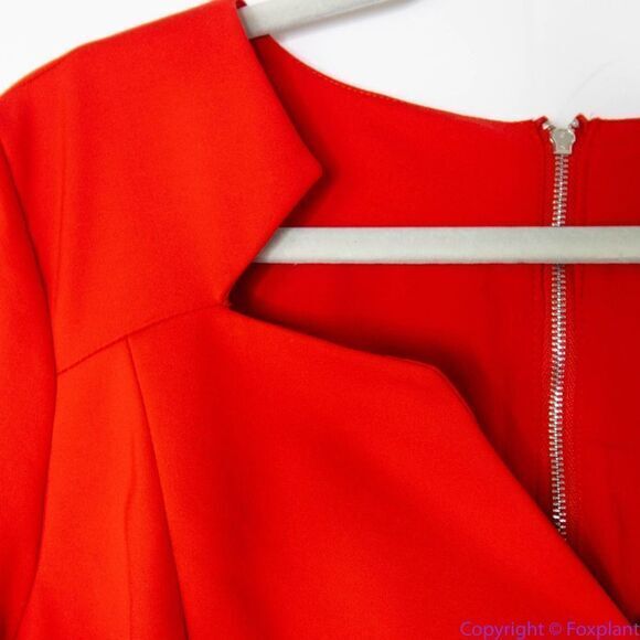 NEW Eloquii Sheath Dress with Cut Out star Neckline exposed zipper, size 18 - Picture 11 of 16